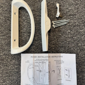 Prime OX or XO Sliding Door Handle, White