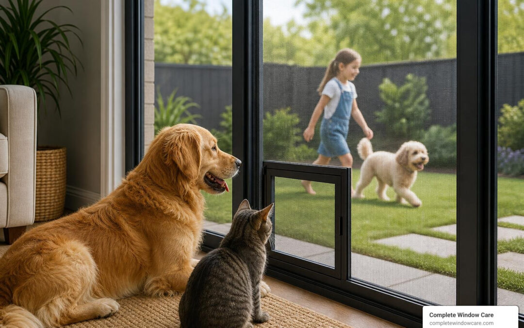 Pet Proof Screens: Keeping Your Pets Safe and Your Mesh Intact