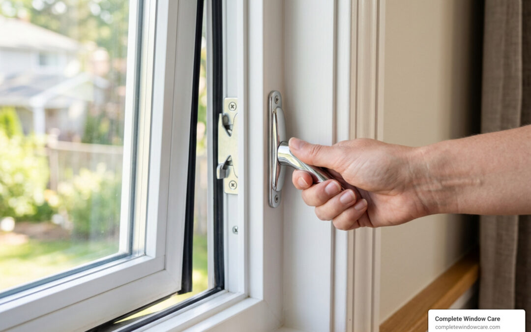 How to Fix a Broken Casement Window Crank Mechanism