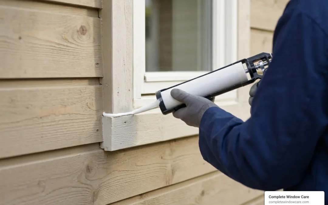 Should You Caulk or Silicone Around Your Window Frames?