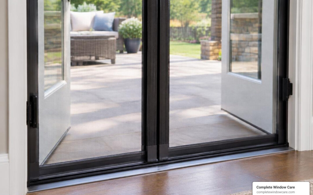 Upgrade Your Wide Entryway with Retractable Double Door Screens